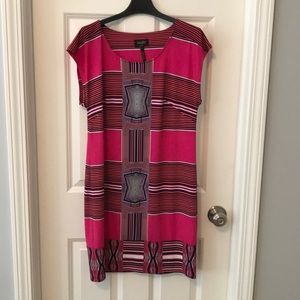Fun Geometric Print shift dress